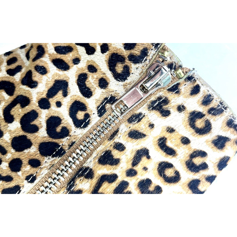 Steve Madden Womens Animal Print Pony Hair Booties Size 8 M Pixie-L Block Heel - Picture 12 of 16